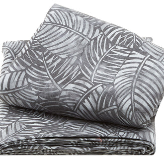 Wilmington Essentials - Palm Leaves Gray 108" Wide 3 Yard Cut