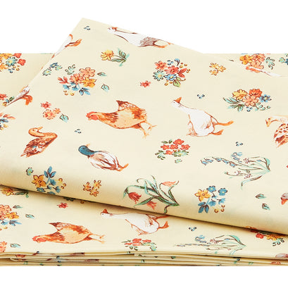 Farm Meadow - Farm Fowl Buttercream 2 Yard Cut