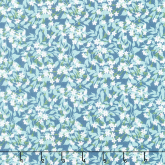 Whimsical Romance - Willow Denim Yardage