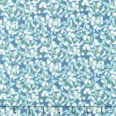 Whimsical Romance - Willow Denim Yardage