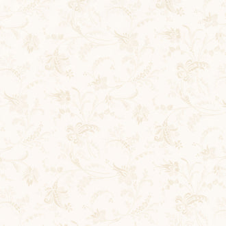Collection for a Cause: Etchings - Serene Scroll Parchment Yardage