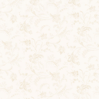 Collection for a Cause: Etchings - Serene Scroll Parchment Yardage