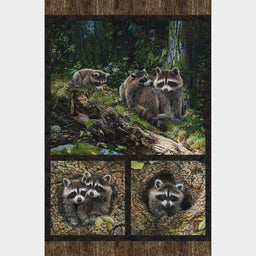 Naturescapes - Little Rascals - Little Rascals Brown Multi Panel Primary Image