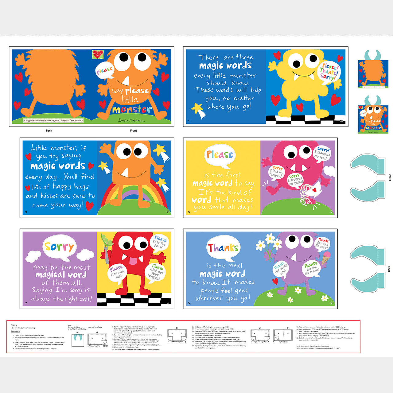 little monsters book Huggable & Lovable Books