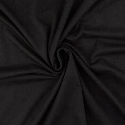 60" Primo Solid Knits - Black Yardage