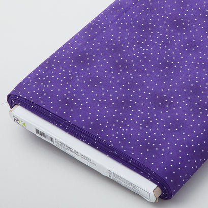 Flowerhouse Basics - Midnight Purple Dots 10 Yard Bolt