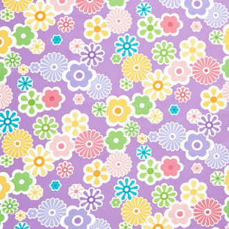 On the Bright Side - Flower Burst Passion Fruit Yardage