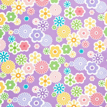 On the Bright Side - Flower Burst Passion Fruit Yardage