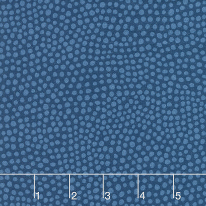 Wander Lane - Dew Drops Navy Yardage