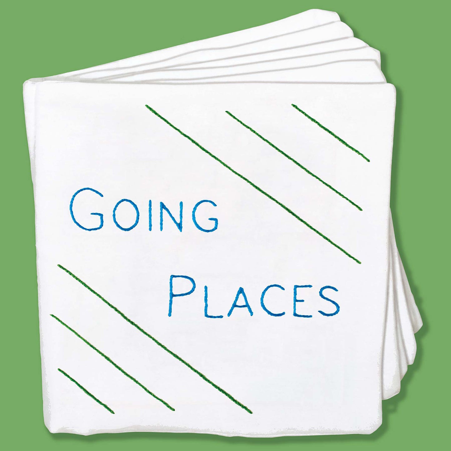 Going Places Cloth Embroidery Nursery Book Kit Primary Image