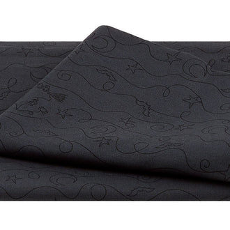 Hometown Halloween - Loopy Lines Black/Grey 2 Yard Cut