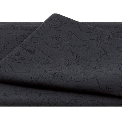 Hometown Halloween - Loopy Lines Black/Grey 2 Yard Cut