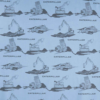 Vintage Caterpillar® - Main Blue Yardage