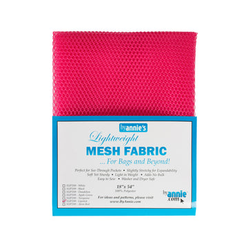 ByAnnie Lightweight Mesh - 18" x 54" - Lipstick Primary Image