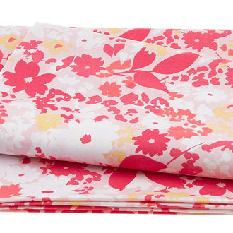 Dab of Jazz - Daisies Pink Peach 2 Yard Cut
