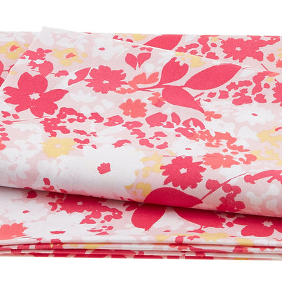 Dab of Jazz - Daisies Pink Peach 2 Yard Cut