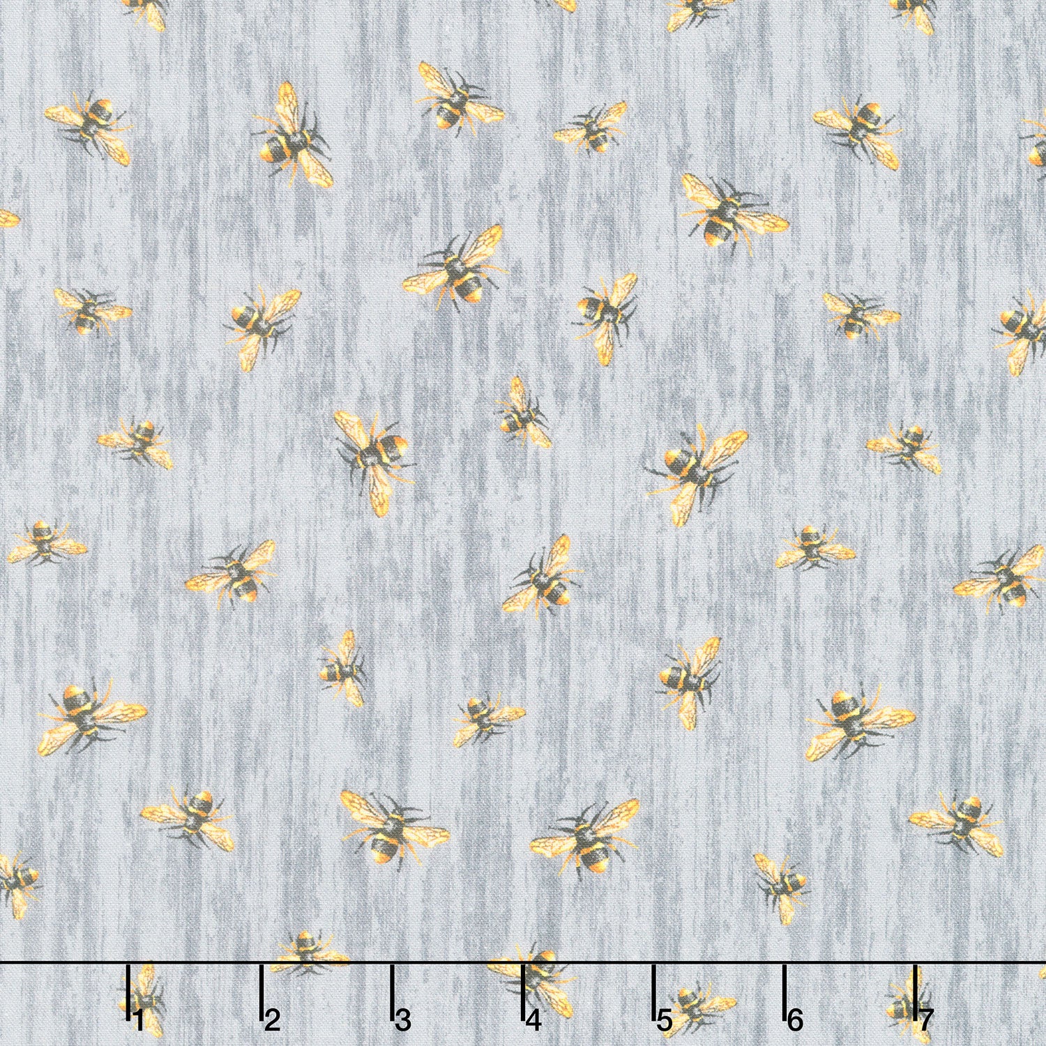 Timeless Treasures Home Is Where My Honey Is Cute Flying Bee Fabric