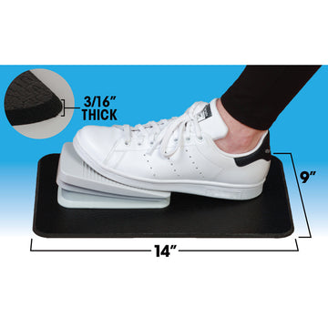 Stay-In-Place Pedal Mat - 9" x 14" Alternative View #1