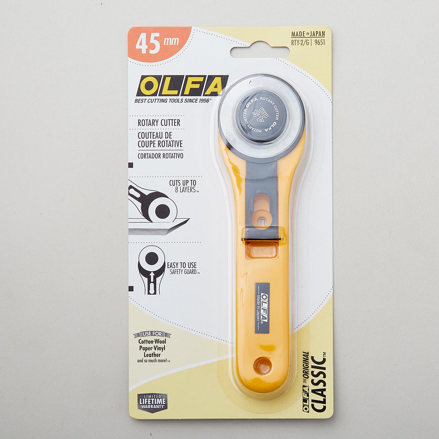 Olfa Quick Change Rotary Cutter 45mm Alternative View #2