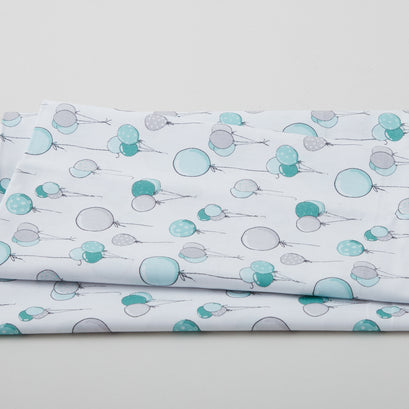 Balloons White 2 Yard Cut