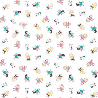 Peanuts - Peanuts Group Skate White Yardage