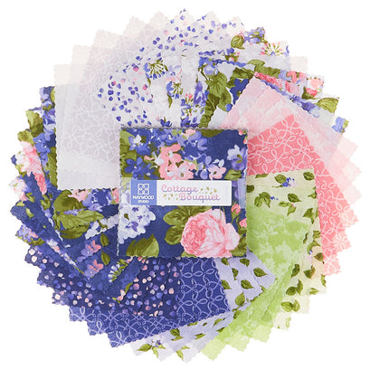 Cottage Bouquet Favorites 5" Squares
