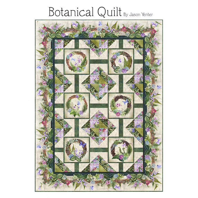 Botanical Quilt Pattern Primary Image
