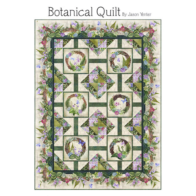 Botanical Quilt Pattern Primary Image