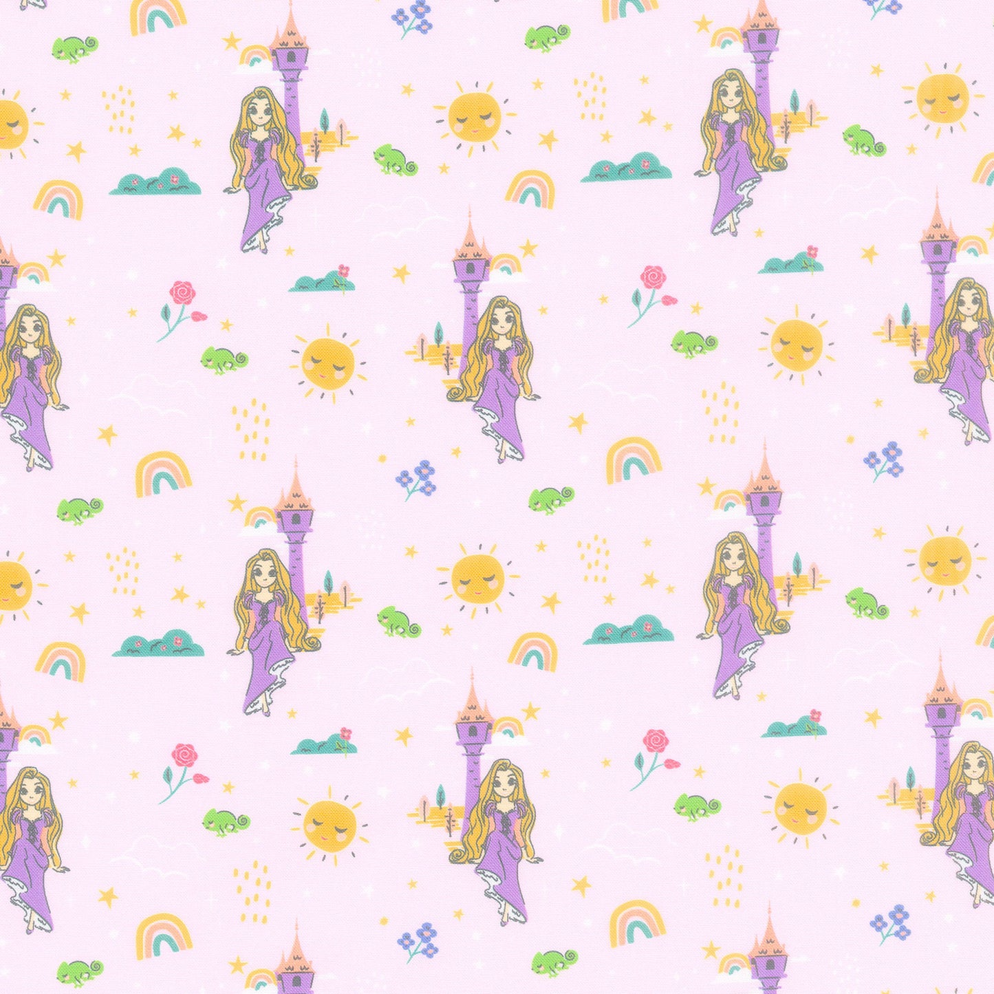 Disney - Princess - Princess Rapunzel Lavender Yardage Primary Image