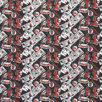 Marvel - Spider-Man Torn Collage Gray Yardage