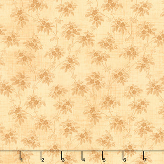 Dinah's Delight 1830-1850 - Virginia Vine Butter Yardage