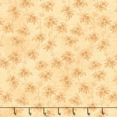 Dinah's Delight 1830-1850 - Virginia Vine Butter Yardage