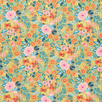Kindred Sketches - Kinfolk Floral Heritage Yardage