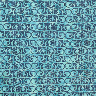 Savannah Batiks - Vine Teal Yardage