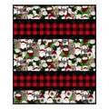Cuddle® Quilt Kit - Sensational Strips Snowmies Primary Image