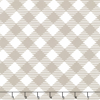 Bee Ginghams - Gingham Pebble 108" Wide Backing