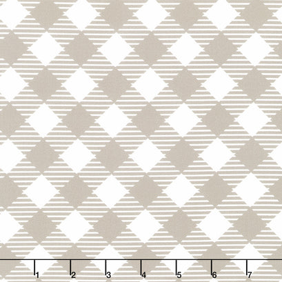 Bee Ginghams - Gingham Pebble 108" Wide Backing