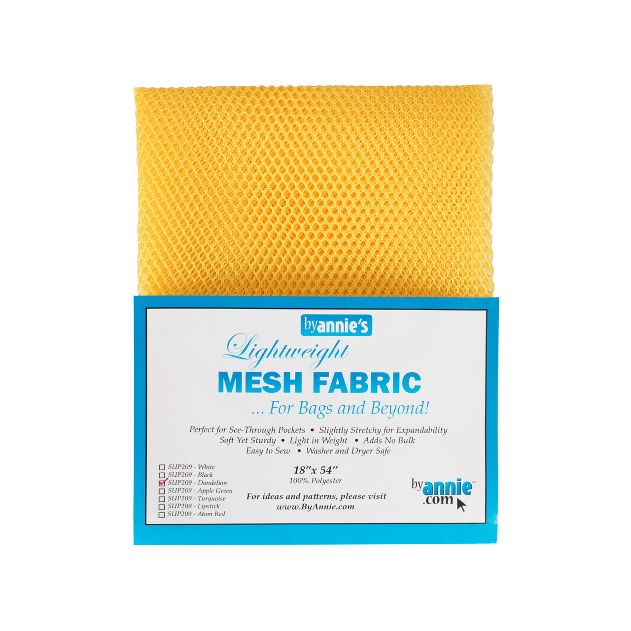 ByAnnie Lightweight Mesh - 18" x 54" - Dandelion Primary Image