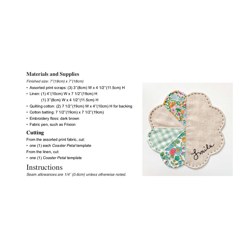 Digital Download - Fleur Coasters Pattern Alternative View #3