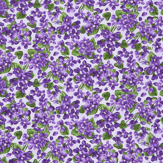 Viola - Bouquets Lavender Yardage