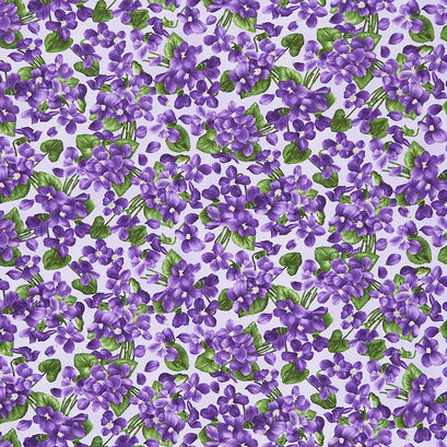 Viola - Bouquets Lavender Yardage