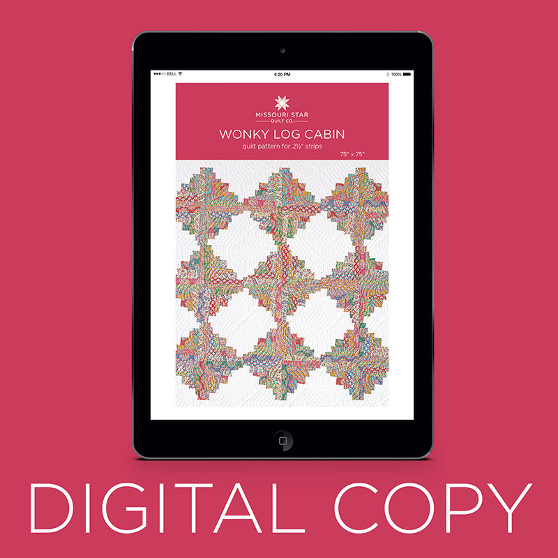 Digital Download - Wonky Log Cabin Quilt Pattern by Missouri Star Primary Image