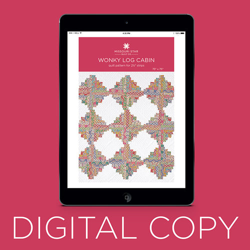 Digital Download - Wonky Log Cabin Quilt Pattern by Missouri Star Primary Image