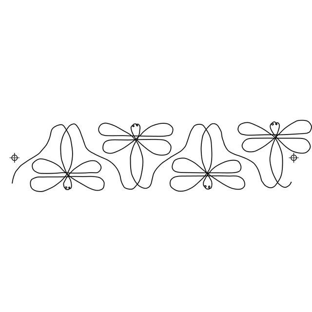 Full Line Stencil - Dragonfly Border Primary Image