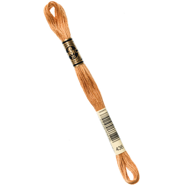 DMC Embroidery Floss 436 Tan