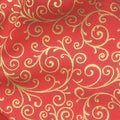 Holiday Flourish Holiday - Swirls Red Metallic Yardage Alternative View #1