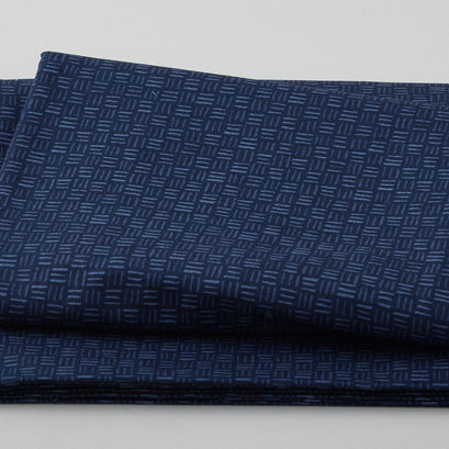 Breezeway Favorites - Basketweave Dark Blue 2 yd Cut