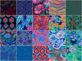 Kaffe Fassett Collective Spring 2018 - Dark Hexagons Alternative View #2