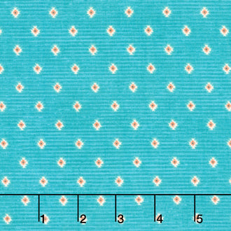 Southwest Vista - Navaho Mini Turquoise Yardage