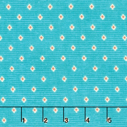 Southwest Vista - Navaho Mini Turquoise Yardage